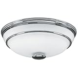 Hunter Exhaust Fan with light 81021 Victorian Bathroom Fans Chrome CFM = 90, Sones = 2.5