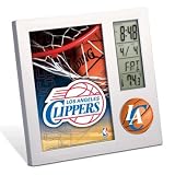 Los Angeles Clippers Official Logo 4"x6" Desk Alarm Clock Frame