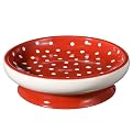 Dots Soap Dish - Red/ White