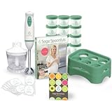 Baby Food Maker 19 Pc Starter Kit - Includes Immersion Blender, Food Processor, Storage Jars, Trays, Recipe Book, & More