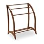 Winsome Quilt Rack Closet Organizer in Walnut Beechwood