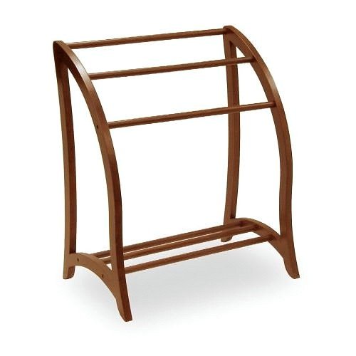 Winsome Walnut Quilt Rack