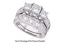 Stunning 2 Piece 14K. White Gold 2.00 Ctw Diamond Wedding Set For Her ** SPECIAL SALE **