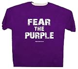 Fear The Purple Slogan Shirt