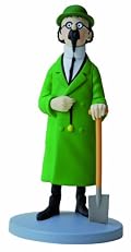 13 CM PROFESSOR CALCULUS IN THE GARDEN FIGURINE FROM THE ADVENTURES OF TINTIN