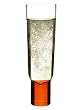 Sagaform Hand-Blown Champagne Glasses, Blue/Orange, Set of 2