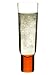 Küche & Haushalt : SAGAFORM CHAMPAGNE GLASSES - SET OF 2 - ORANGE & TURQ BLUE [Kitchen & Home]