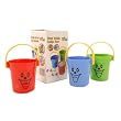 Eimerset, 3 St�ck tolle lustige bunte Kinder Eimer, f�r Garten/Strand/Sandkasten, 92901