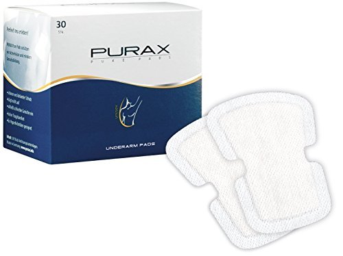 PURAX Pure Pads Antiperspirant Adhesive Underarm Pads, 30 Piece by PURAX
