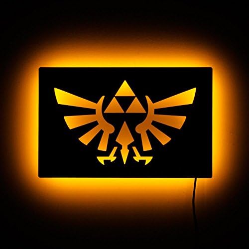 Triforce Wall Lamp - Zelda Triforce Wall Art and Night Light