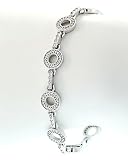 Circle Link Diamond Pave Bracelet by Zasha Signature Jewelry