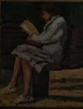 Woman Reading Outdoors