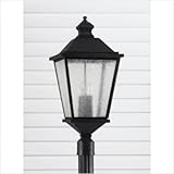 IMAGE OF Bundle-31 Woodside Hills Outdoor Post Lantern Set in Black Finish: Grecian Bronze