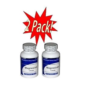 Get Well Natural Magnesium Citrate (90 Capsules) - Dietary Supplement 2 Pack