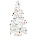 Fluffy Tree - White (18.5")