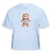 Peach Care Bear, Carebears - Toddler Light-Blue-T-Shirt (4T)