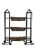 CobraCo VPKDSET54 Vertical 54-Inch Black Planter Set