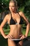 L234 Black and White Braided Top: XS \ Bottom: M string bikini