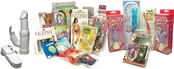 Tantrica White Rabbit Habbit Vibrator and Handful of Vibrating Fun Stuff Erotic Essentials Stocking Stuffers Adult Sex Toy Kit