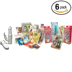 Tantrica White Rabbit Habbit Vibrator and Handful of Vibrating Fun Stuff Erotic Essentials Stocking Stuffers Adult Sex Toy Kit