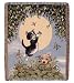 GARY PATTERSON Good Times CAT & DOG Afghan THROW BLANKET New Gift