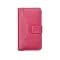 Chelsea Compact Leather Wallet for iPhone 4G/4S-Hot Pink
