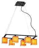 Access Lighting 64016-BS/OPL 6 Light Hermes Cable Island Lighting