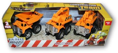 Mighty Wheels Mini Construction Team Set - Die Cast & Plastic