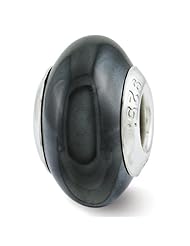 Sterling Silver Reflections Hematite Bead