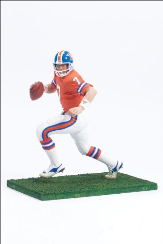 McFarlane Toys NFL Sports Picks Legends Series 1 Action Figure John Elway (Denver Broncos) Orange Jersey