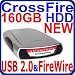 SmartDisk XF160 Crossfire 160GB 7200RPM USB 2.0/FireWire External Hard Drive for Mac and Windows