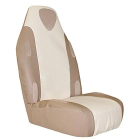 Auto Expressions Vent Tan Universal-Fit Front Seat Cover