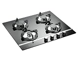 Premier Range 4 Ring 60cm Black Glass Built in LPG Gas Hob A-Series Pro  from Premier Range