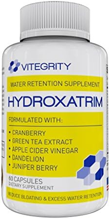 Hydroxatrim Buy 3 Get 1 Hydroxatrim Free - Powerful, Fast Acting Diuretic - Gentle - All Natural Formula With Potassium - Reduce Bloating and Water Retention - 60 Capsules