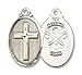 Sterling Silver Cross/National Guard Pendant