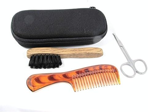 Beard & Moustache Hair Grooming Set w/Rake Comb