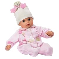 Gotz Dolls Muffin 13 - Bald in Pink Sleeper