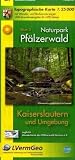 Naturpark Pf�lzerwald Blatt 3 Kaiserslautern und Umgebung: Naturparkkarte 1:25 000 mit Wander- und Radwanderwegen