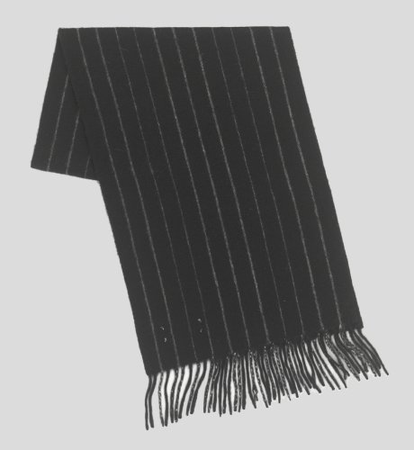 Pure Cashmere Pinstripe Scarf