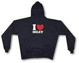 I Heart Love Miley Men's Hoodie Sweat Shirt Small thru 4XL