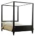 Wilshire Cappuccino Poster Platform Bed with Canopy by Lifestyle Solutions