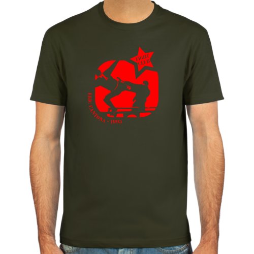 T-Shirt Eric Cantona | FightClub ::: Farbauswahl: schwarz, oliv, oder navy ::: Größen: S-XL ::: Fußball-Kult