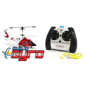 S111G Mini Co-Axial Infared MH-68A Hitron U.S Coast Guard RC Helicopter GYRO