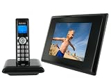Telefunken - EasyCall - DPFT 850 - Cadre Photo num&eacute;rique 8" - 800 x 600 pixels - ratio 4:3 + T&eacute;l&eacute;phone DECT