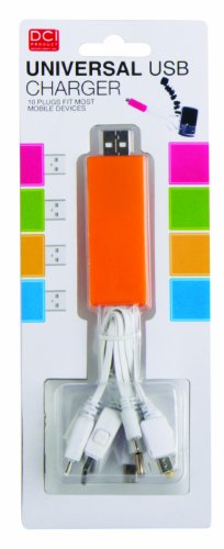 DCI 26539 Universal USB Charger, Assorted Colors - Other Chargers - Including Solar - Retail Packaging - Pink/Green/Blue/Orange DCI 26539 Universal USB Charger, Assorted Colors - Other Chargers - Including Solar - Retail Packaging - Pink/Green/Blue/Orange