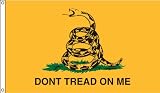 America's Flag Company 3-Foot by 5-Foot Nylon Gadsden Don't Tread On Me Historical Flag