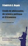 Essais de philosophie, de science politique et d'�conomie