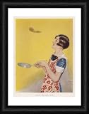 TOSSING A PANCAKE - Framed Print 16x12 (40x30cm) by Mary Evans  from Mary Evans