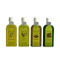 Hochwertiges Sauna Aufguss Set I, 4 x 100 ml, Konzentrat / Bratapfel, Konifere-Birke, Birkenreisig, Konifere-Eukalyptus