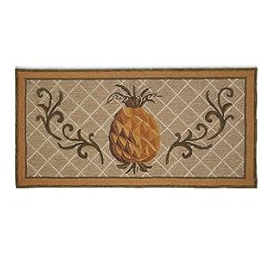 Pineapple Door Mat without Monogram - 30" x 48" - Frontgate